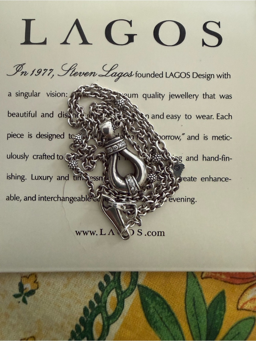 Lagos Derby with diamonds necklace - Picture 8 of 8